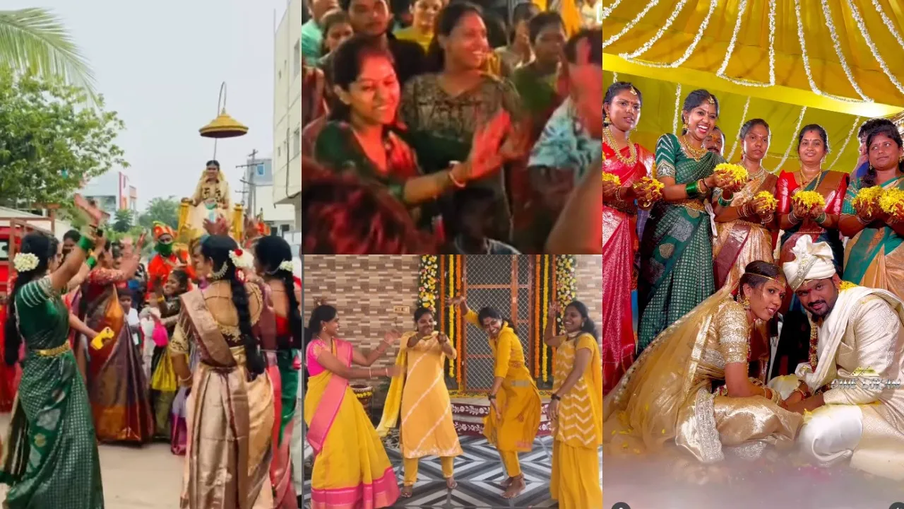 folk singer madhu priya at sister wedding