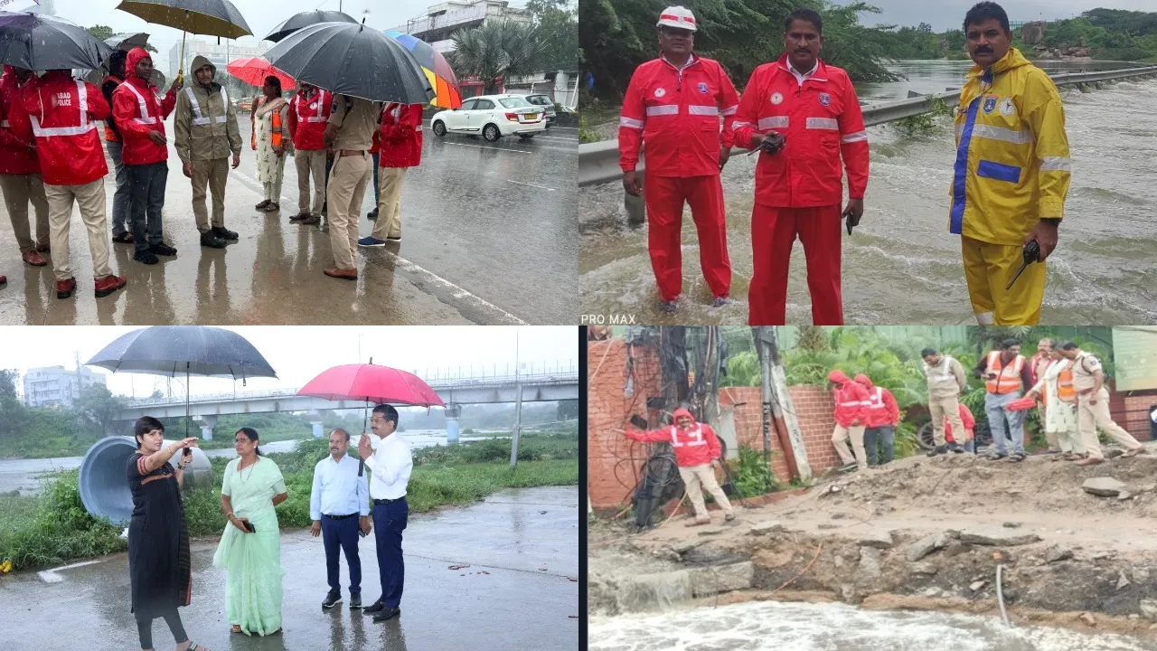 Hyderabad Police Rains