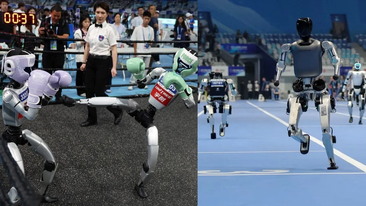 World's first robot Olympic games in China
