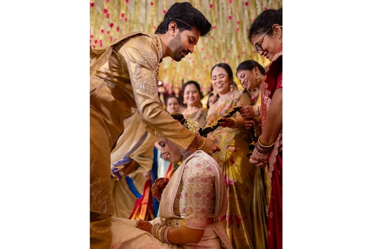 Viswant Duddumpudi marriage pic three