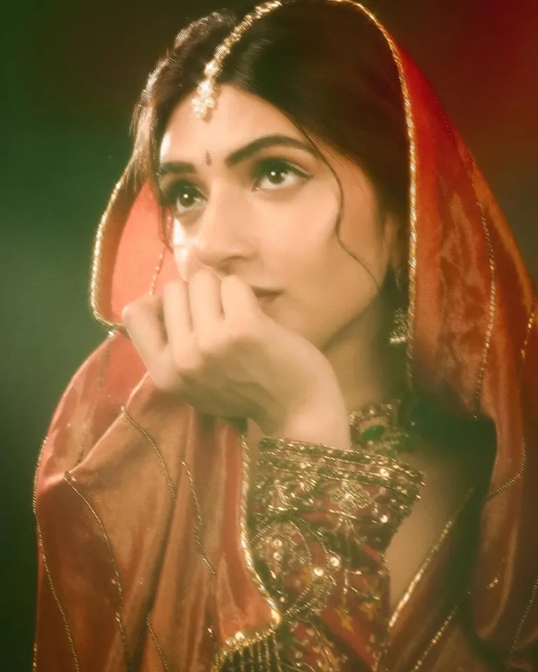 Sreeleela half saree pic one