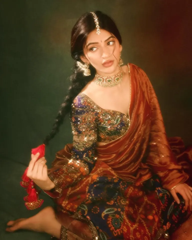 Sreeleela half saree pic two