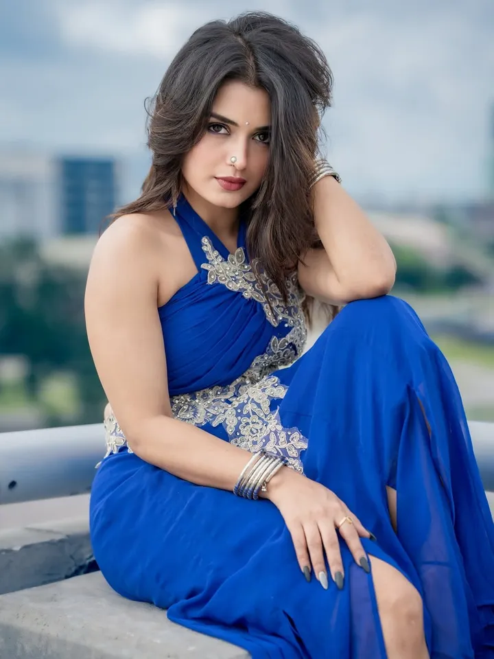 Priyanka Jain in blue pic two