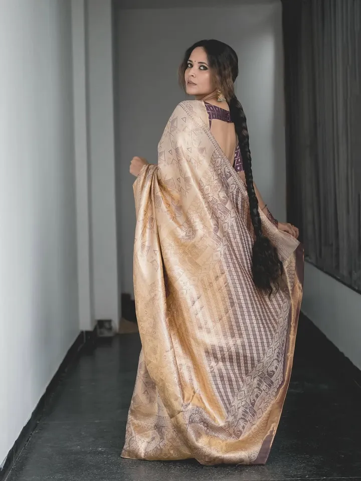 anasuya saree pic six