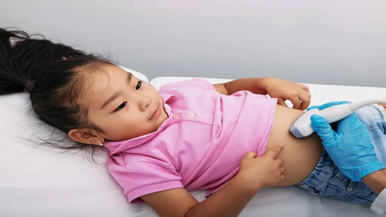 Stomach Worms in Child