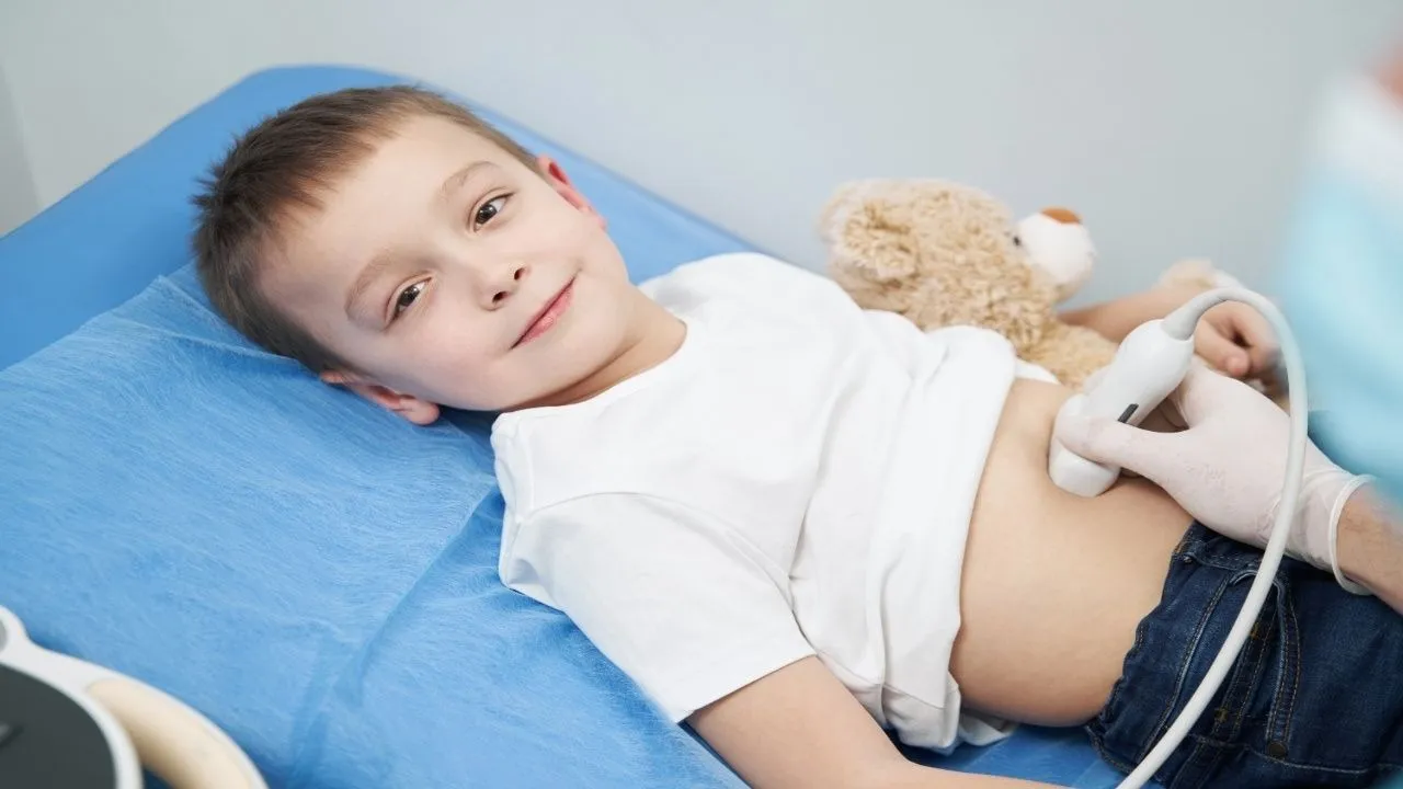 Stomach Worms in Child