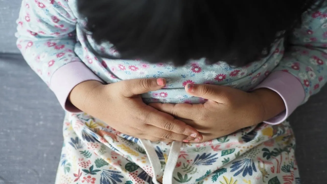 Stomach Worms in Child