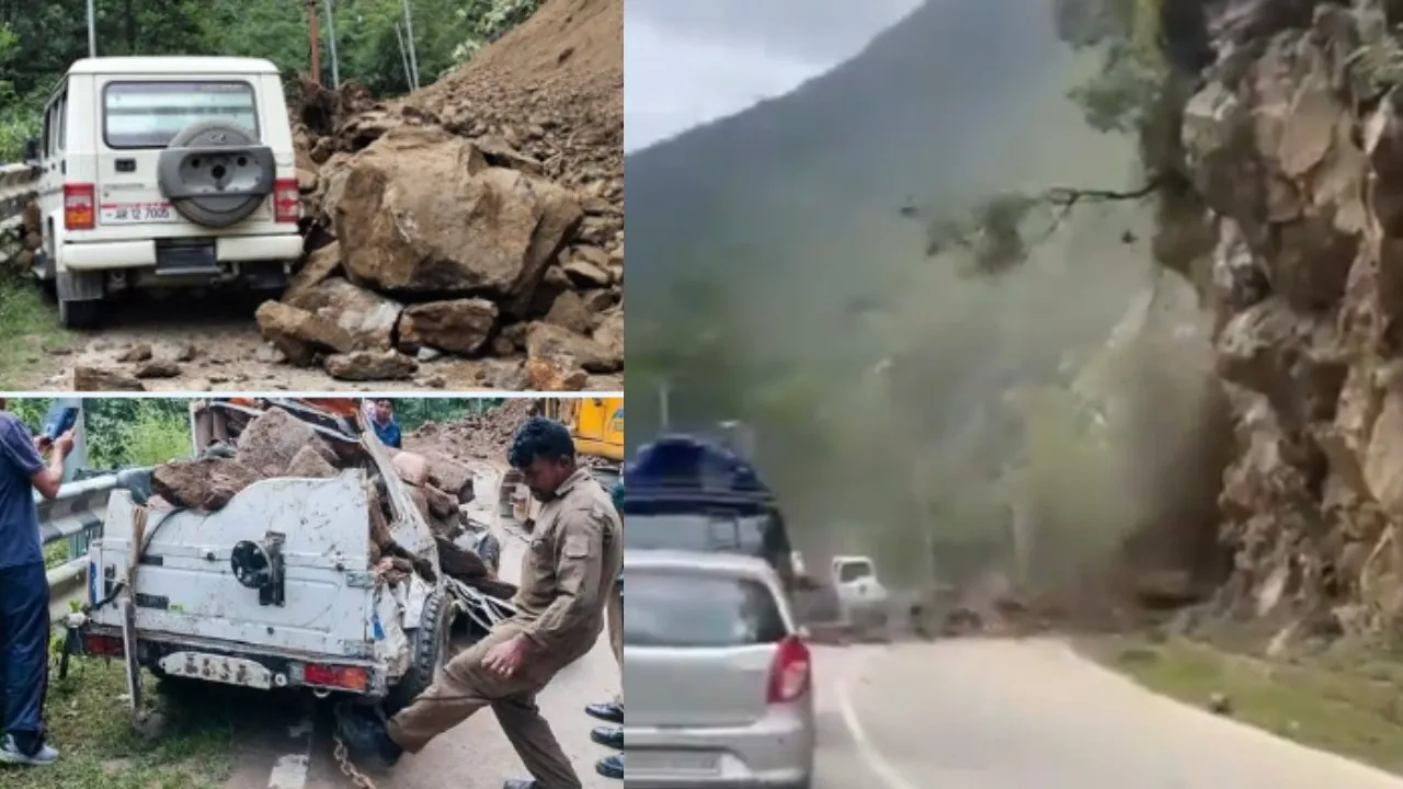 Landslides on Dirang-Tawang