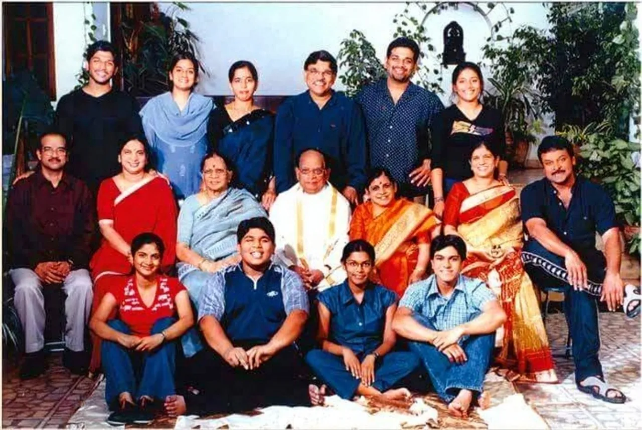 Allu Arjun with his grandmother
