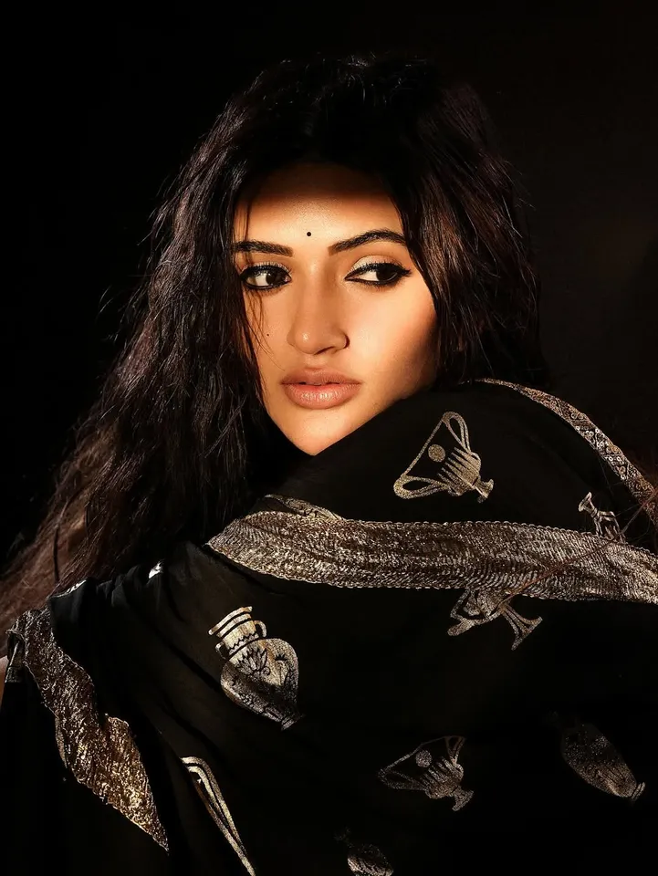 Sreeleela black saree pic three