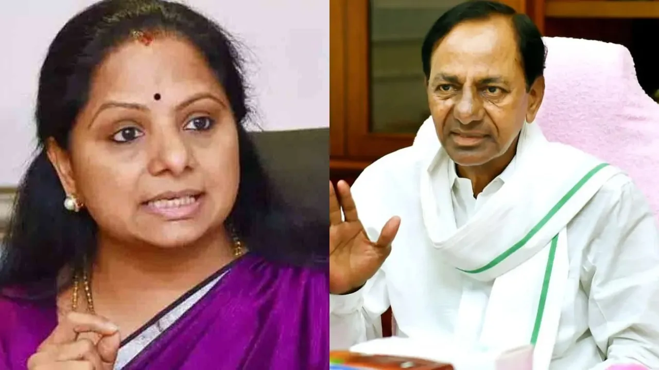 Kavita and KCR