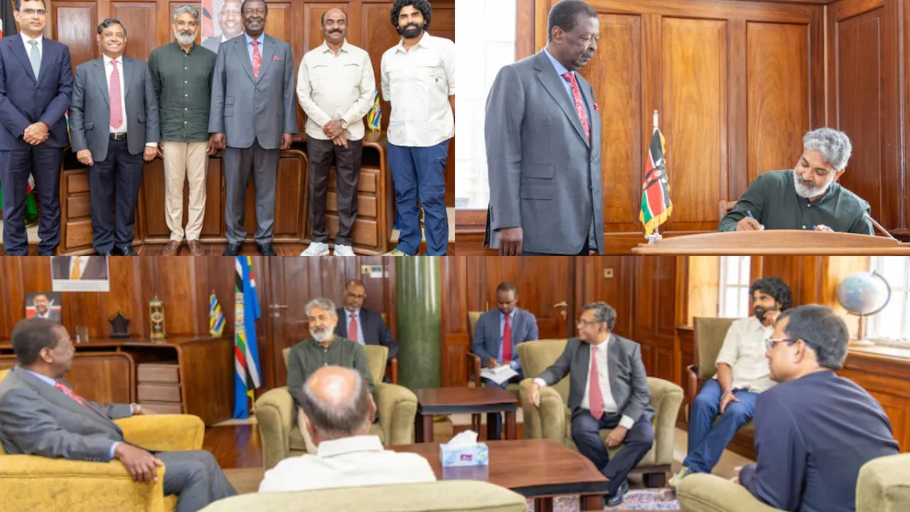 Rajamouli met Kenya minister