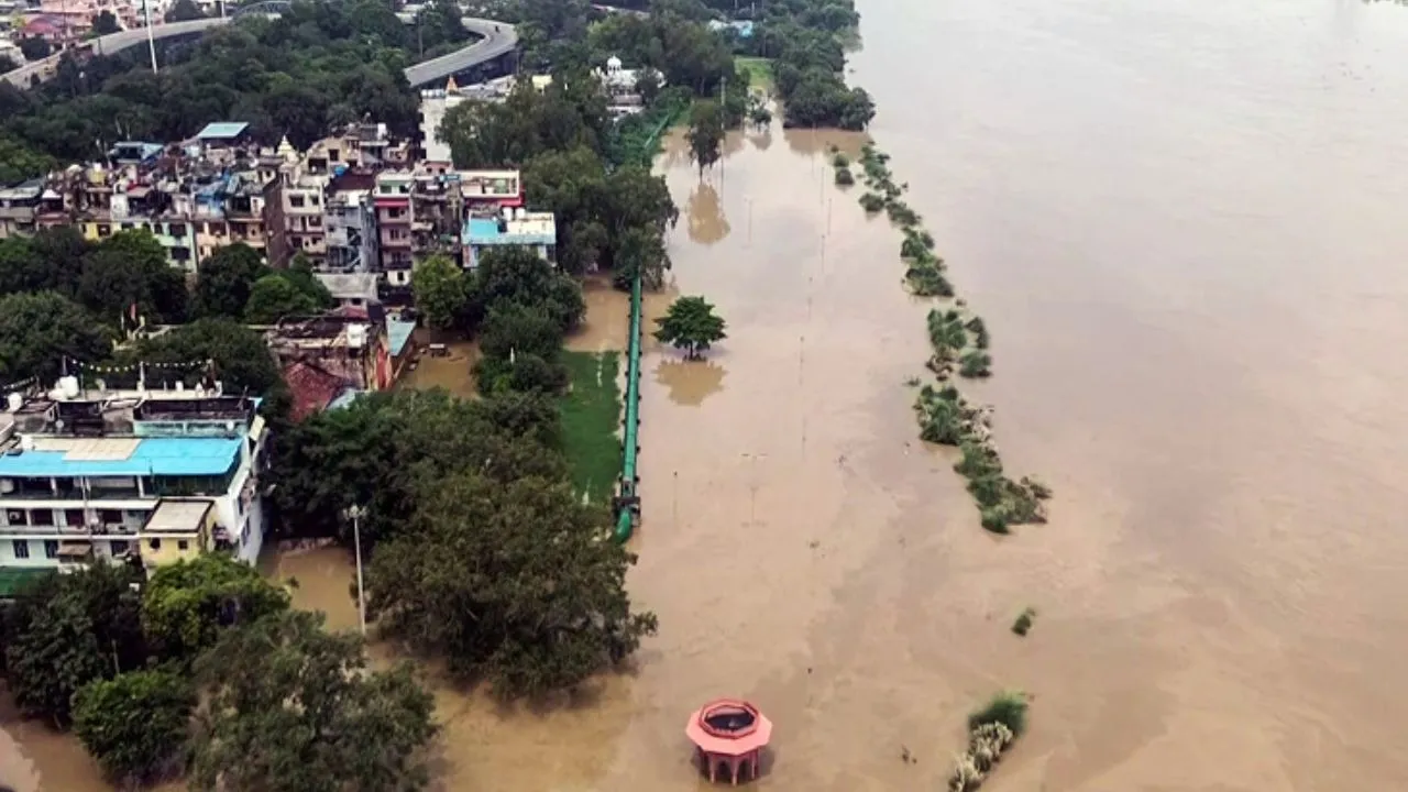 punjab flood villages submerged water 43 people dead