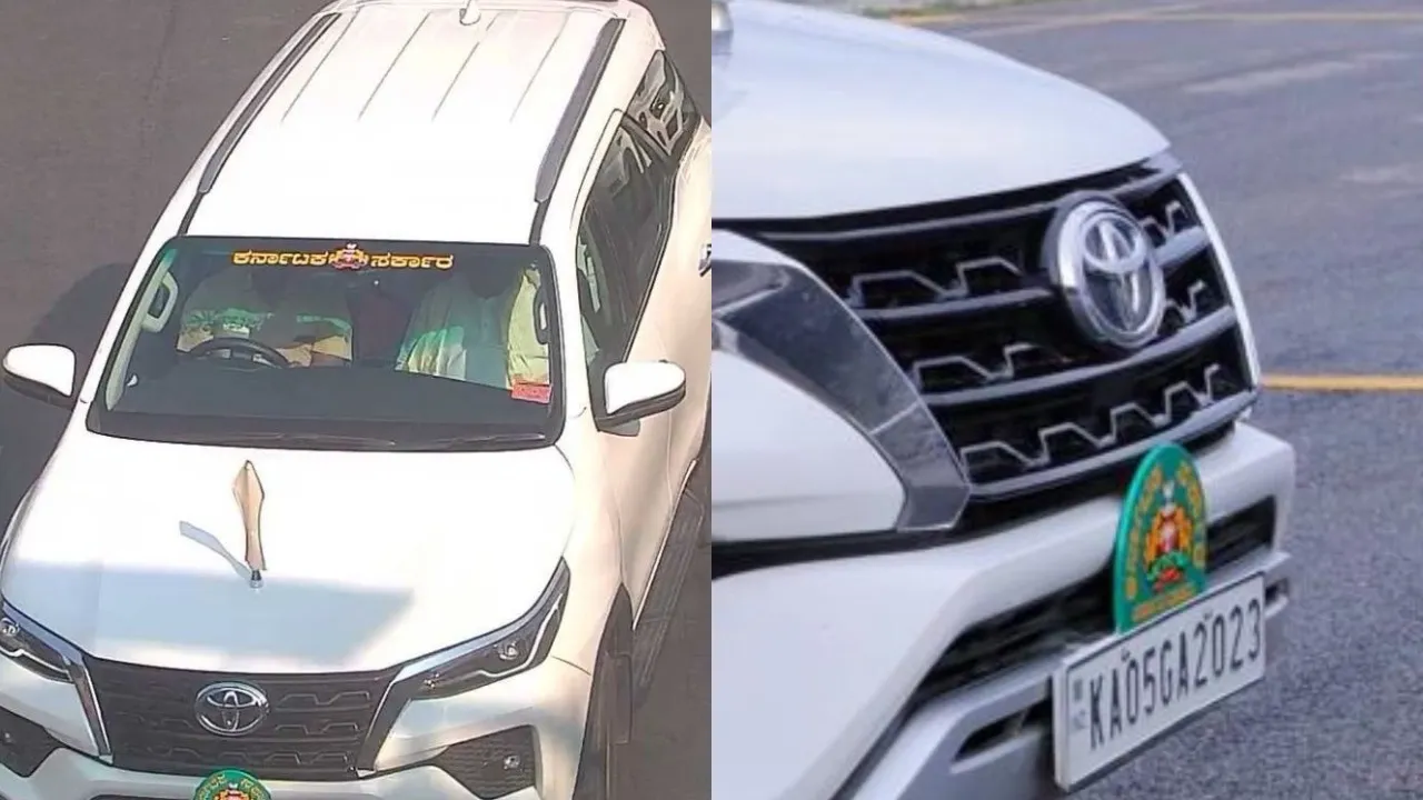CM Siddaramaiah's official car booked for 7 traffic violations