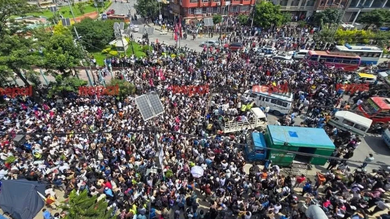 Gen Z revolution in Nepal, Anti-government protests erupt over social media curbs