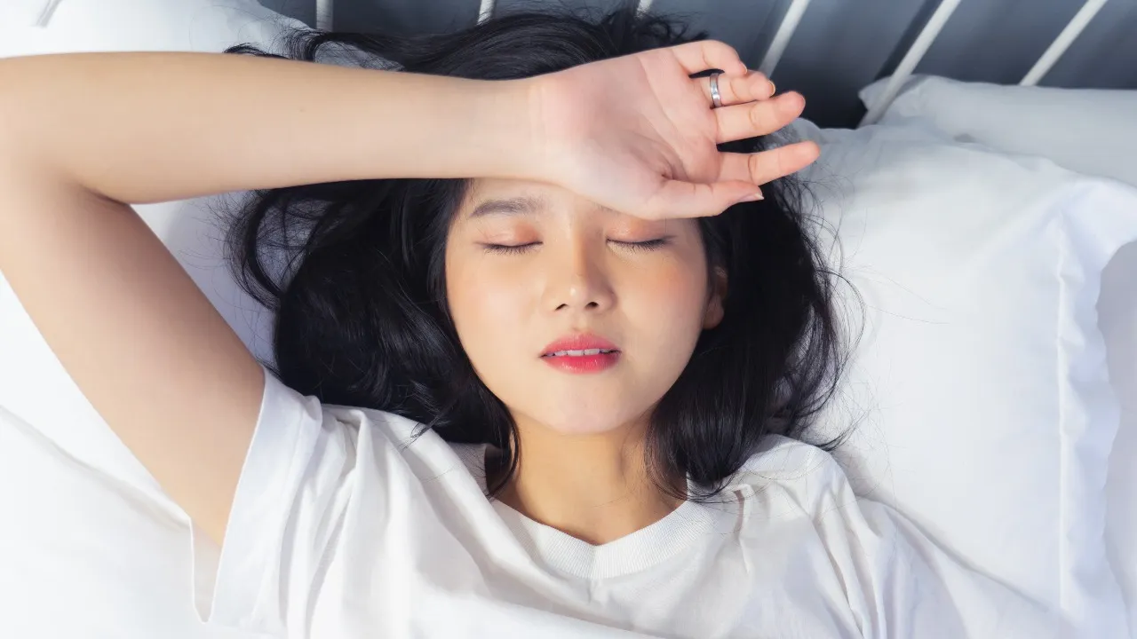 sweating while sleeping