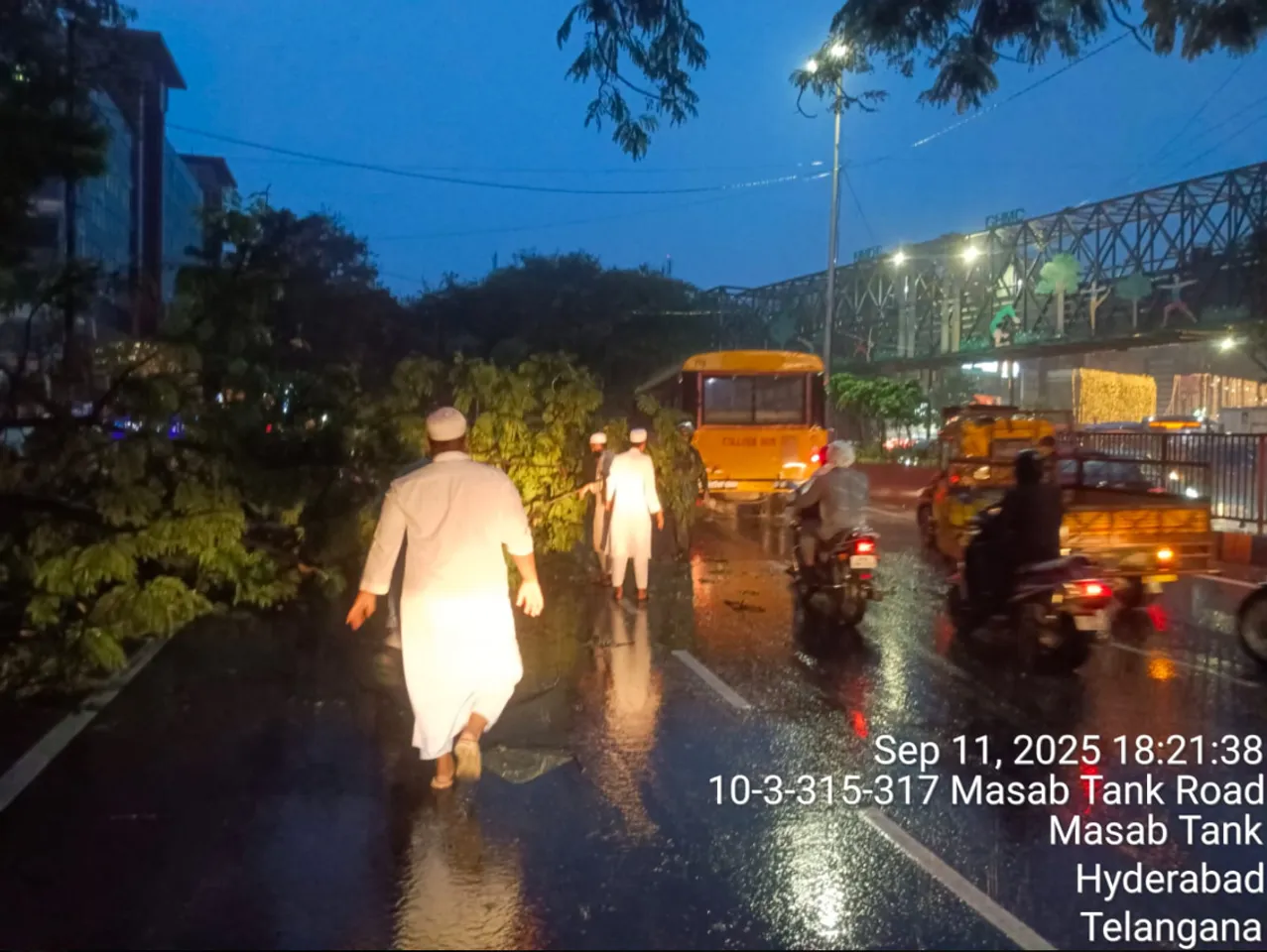 hyd rains six