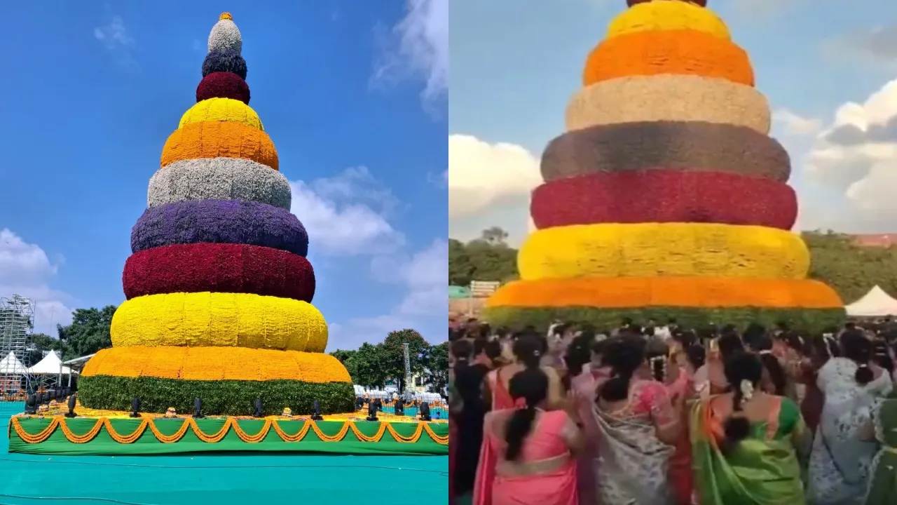 Telangana Bathukamma enters Guinness World Records!
