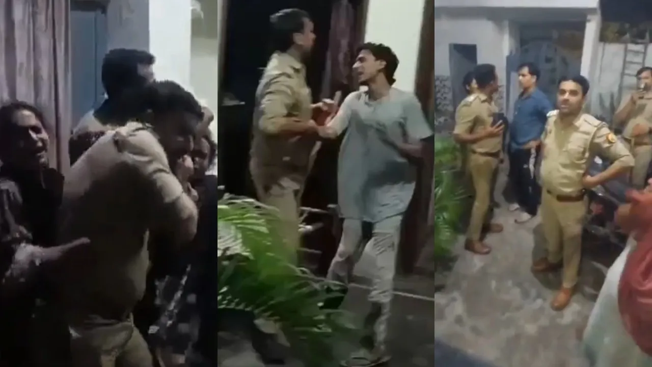 UP Cops Assaulted By Women