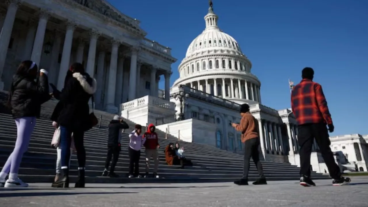 US enters day 1 of shutdown as Republicans and Democrats remain far apart on deal