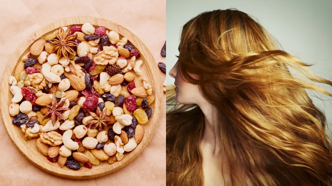 Dry fruits and hair