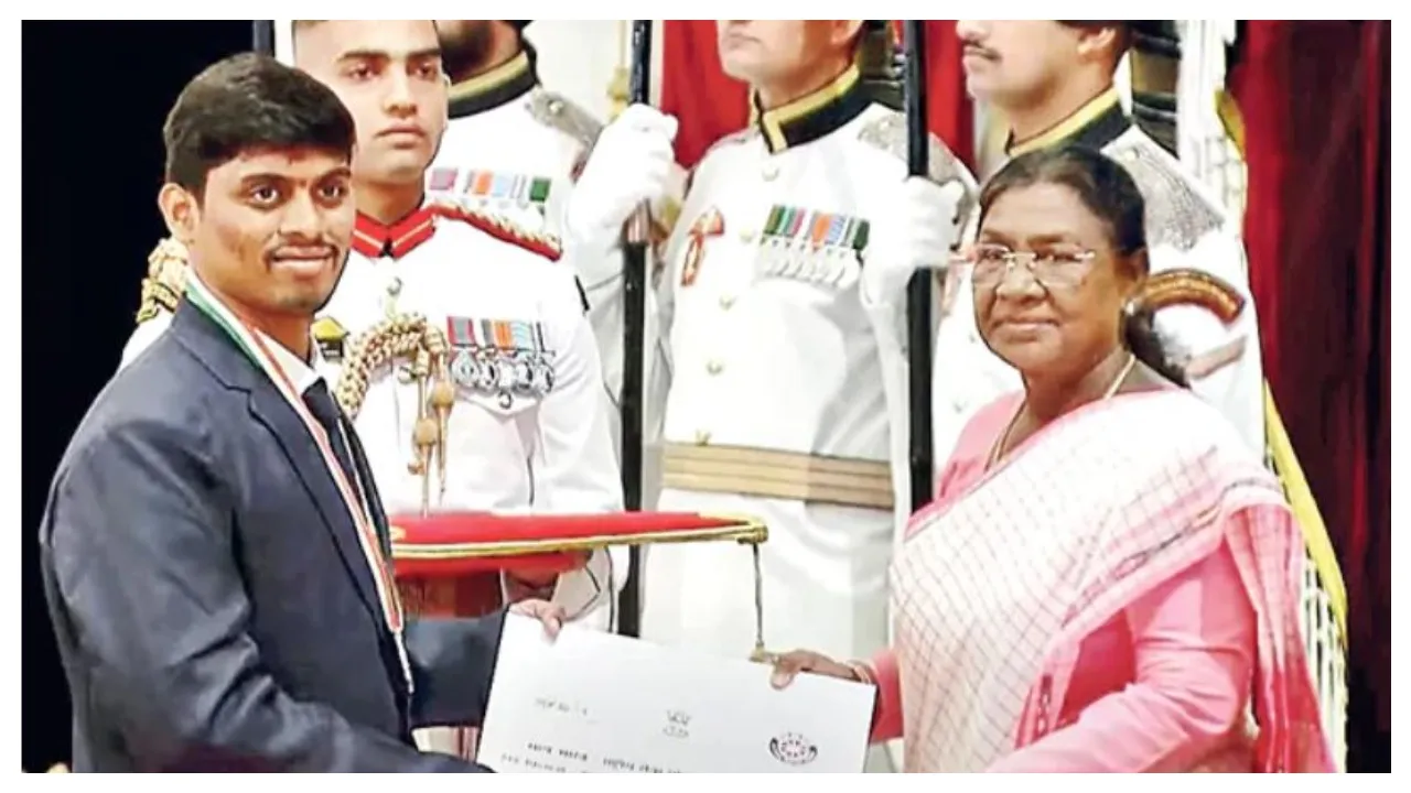 President's Award for Telangana student