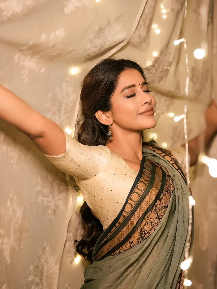 Nabha saree pic three