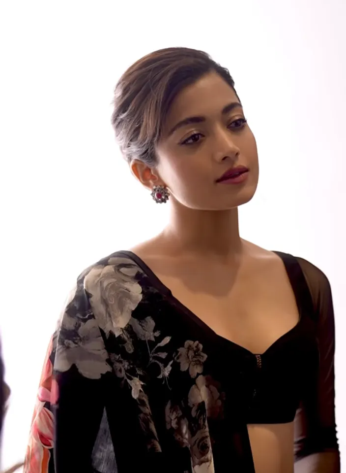 rashmika  in black pic five