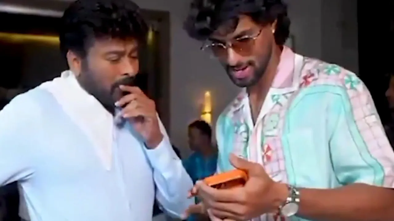 Tilak Varma meets Chiranjeevi