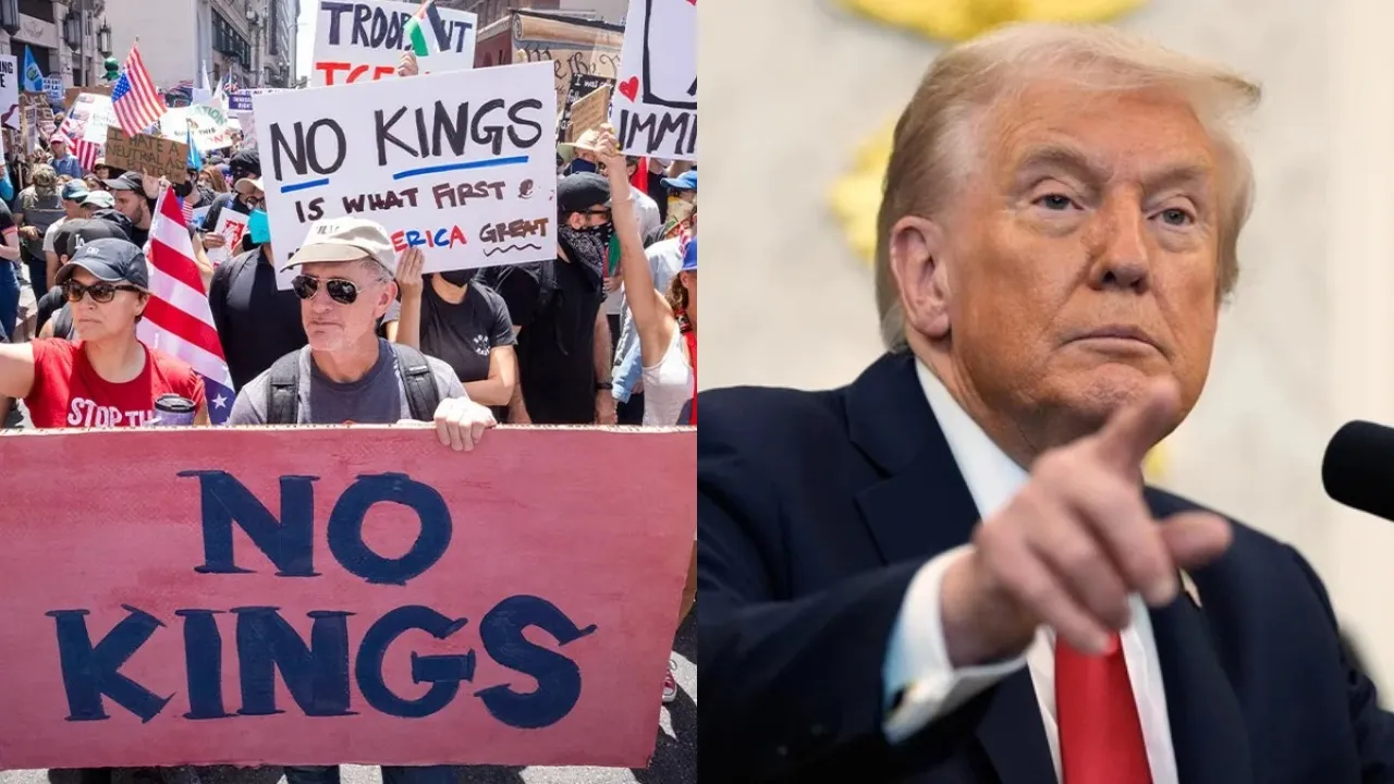 Millions expected across all 50 US states to march in No Kings protests against Trump
