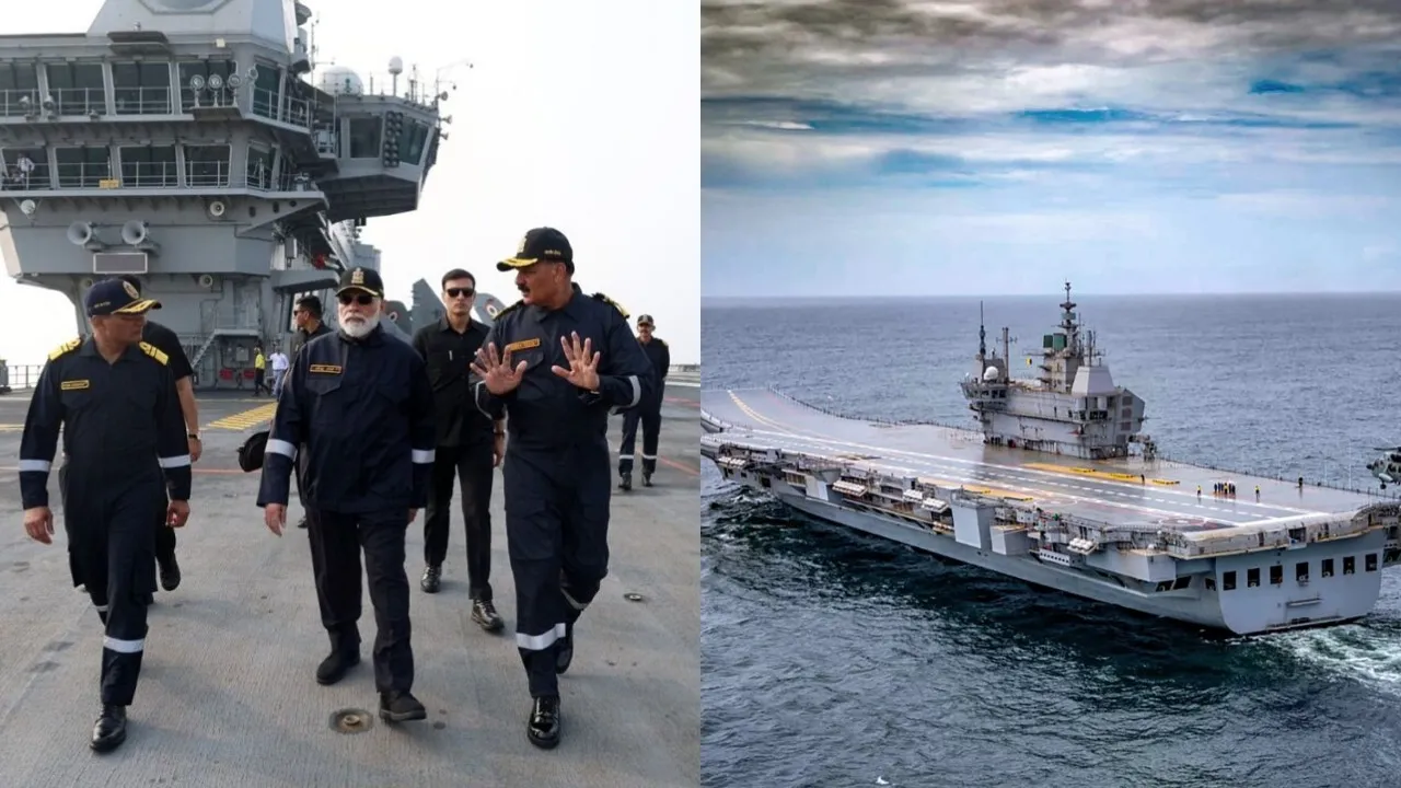 PM Modi Celebrates Diwali Aboard INS Vikrant