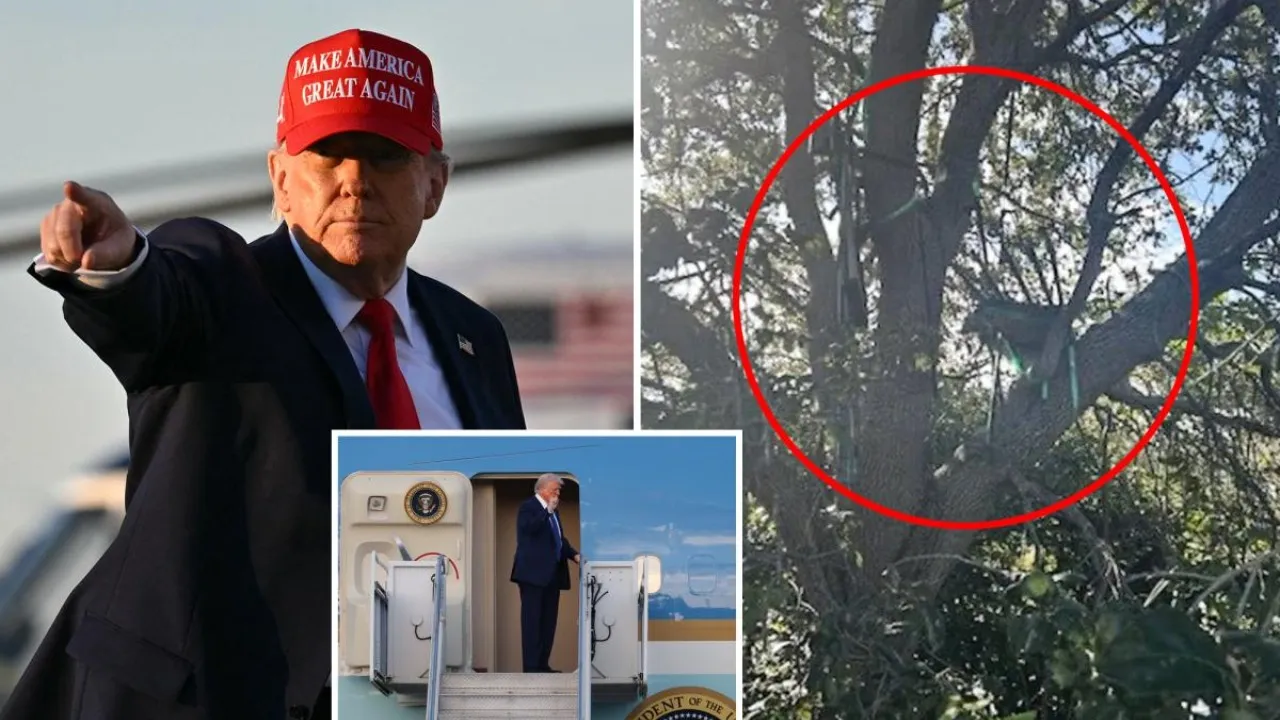trump airport attack