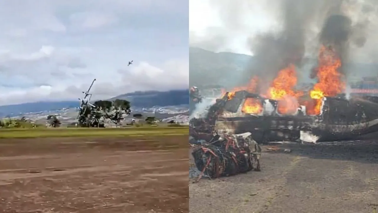 A plane crash occurred in Venezuela, Two Killed