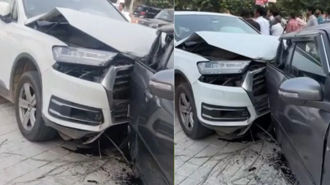 jaipur ex ministers son charged for rash driving audi car