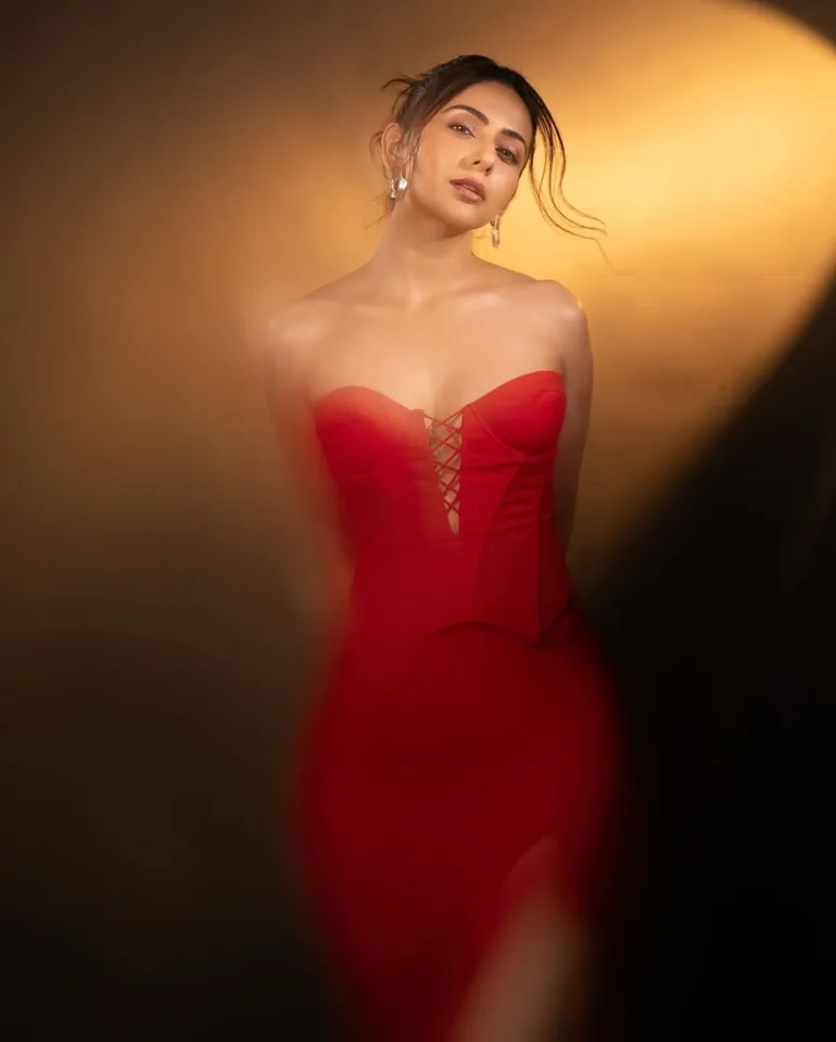 Rakul in red pic four