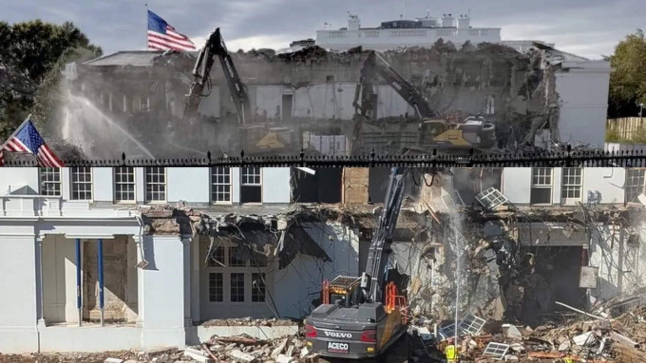 White House East Wing demolish