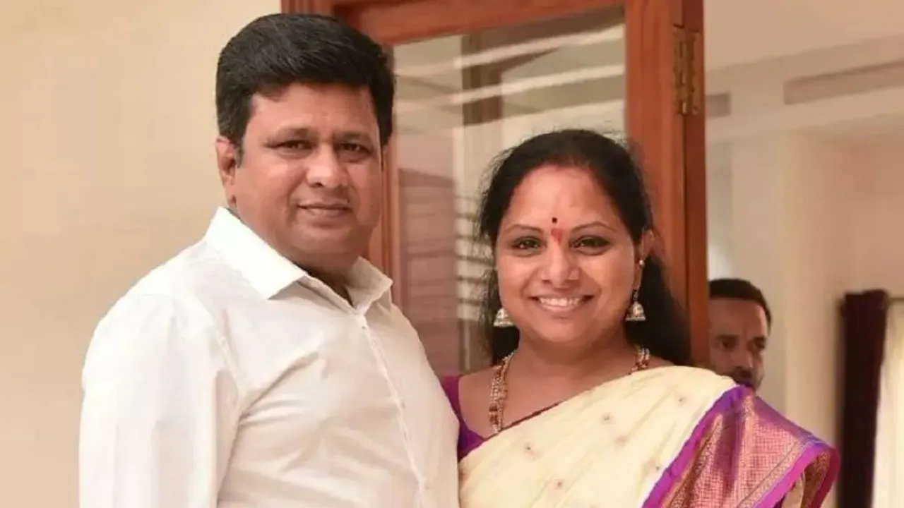 Kavitha, husband