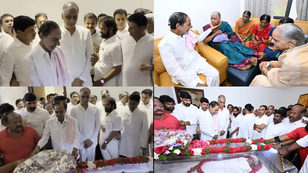 KCR pays tribute to brother-in-law's body