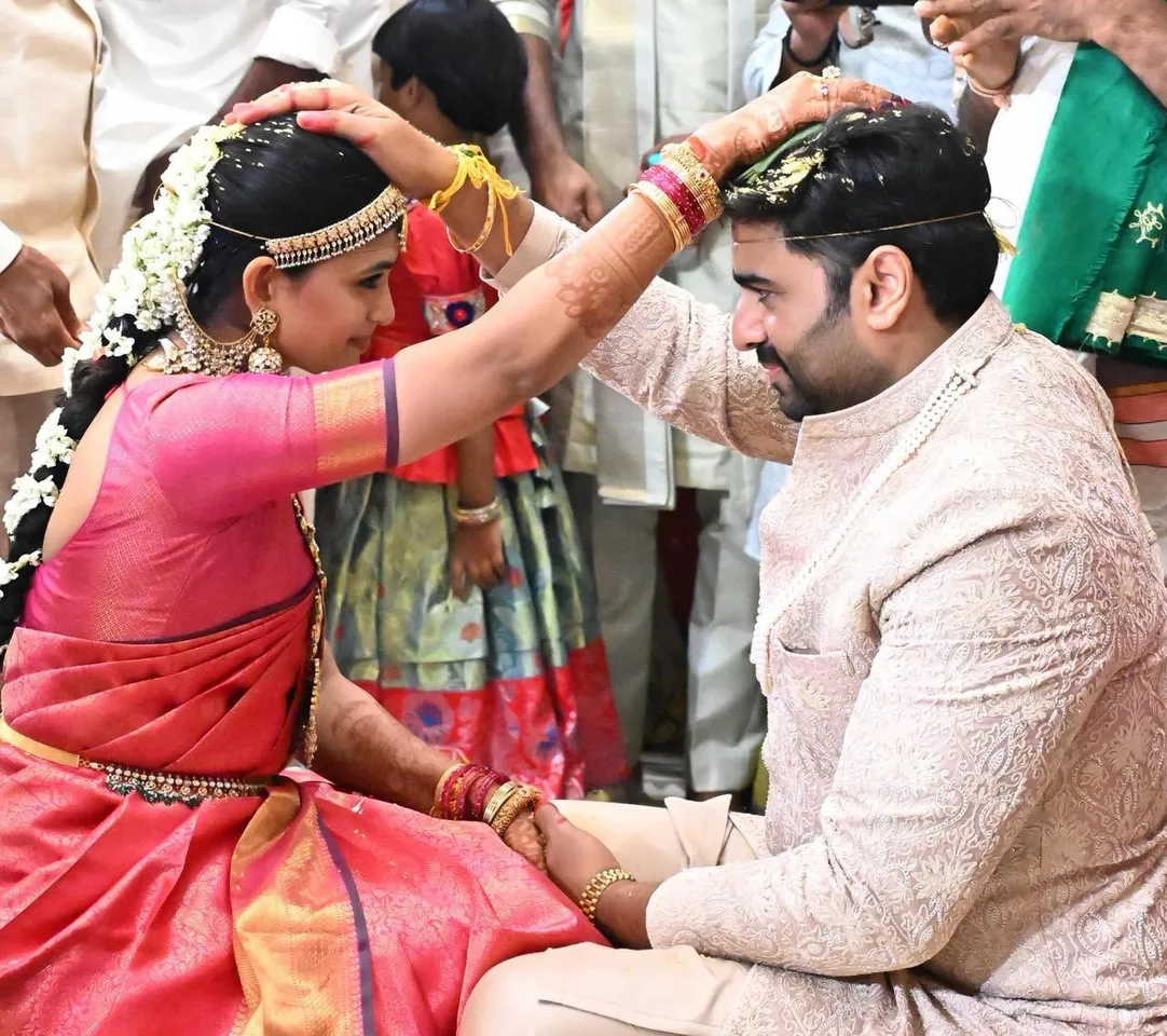 nara rohith wedding pic three