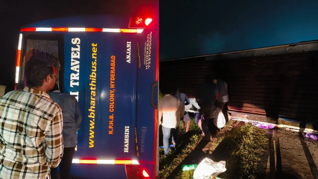 Bus accident in Eluru