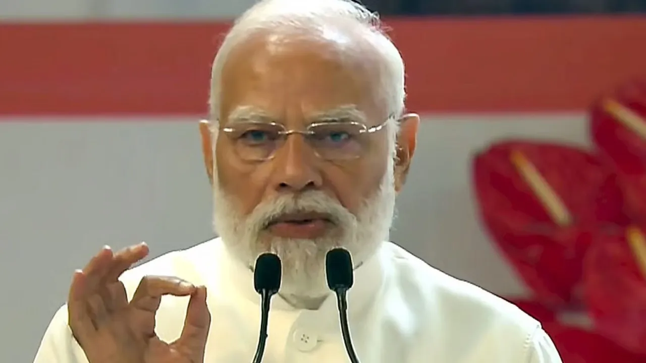 Important stanzas of Vande Matram dropped in 1937, Says PM Modi