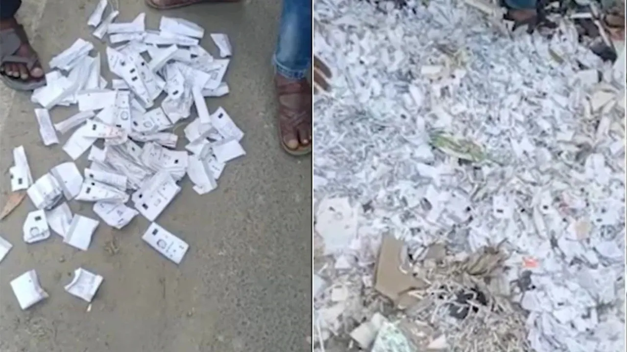 VVPAT slips found dumped in Bihar's Samastipur