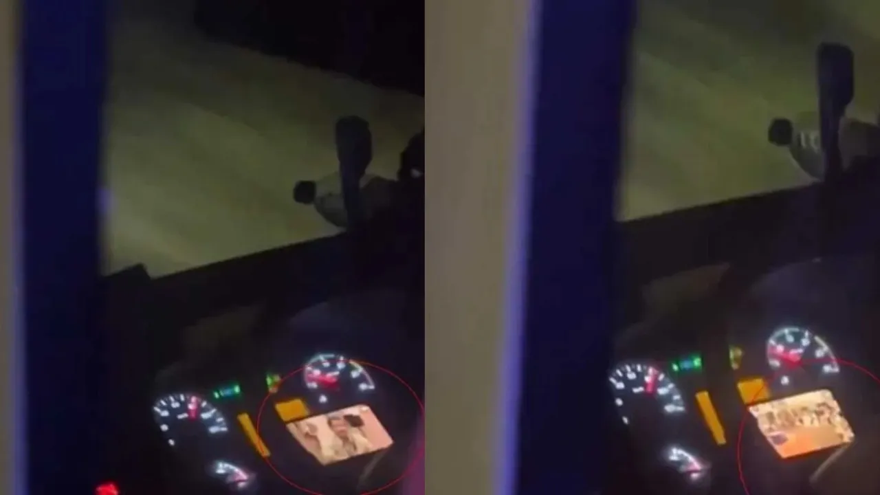 Driver Watching Bigg Boss