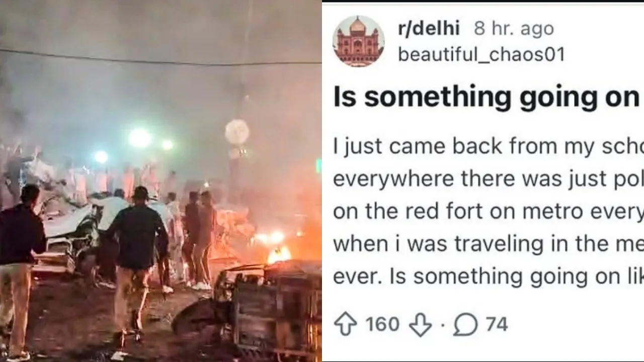 Viral Reddit post predicted Red Fort blast hours before tragedy