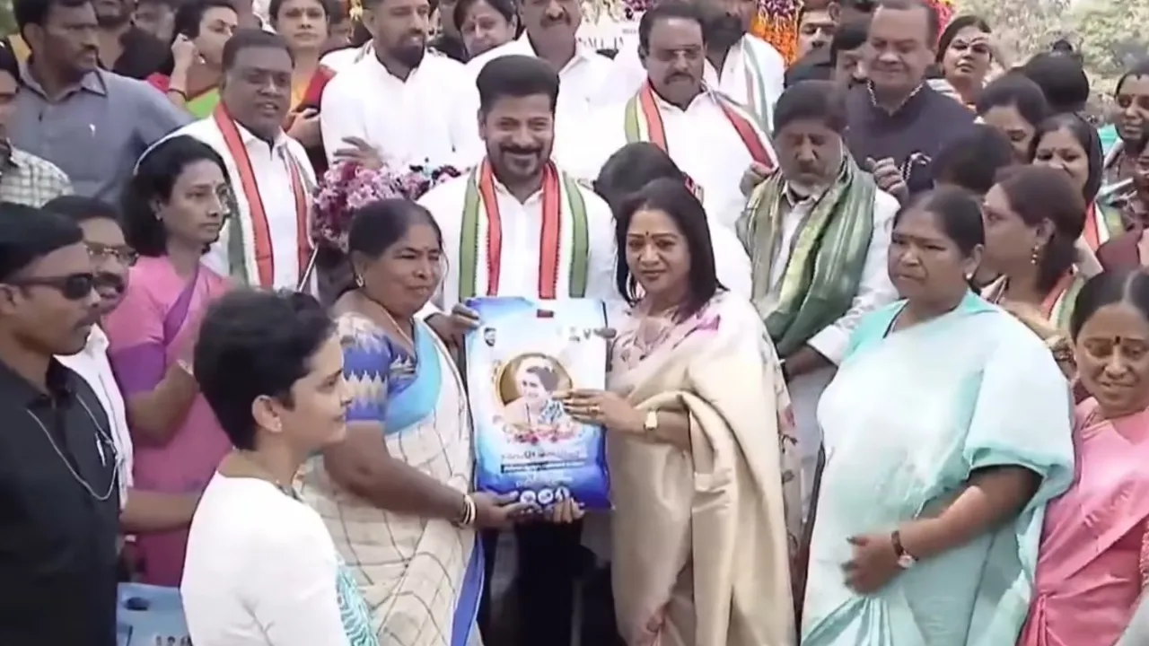 CM Revanth Reddy Launched Indiramma Sarees Distribution