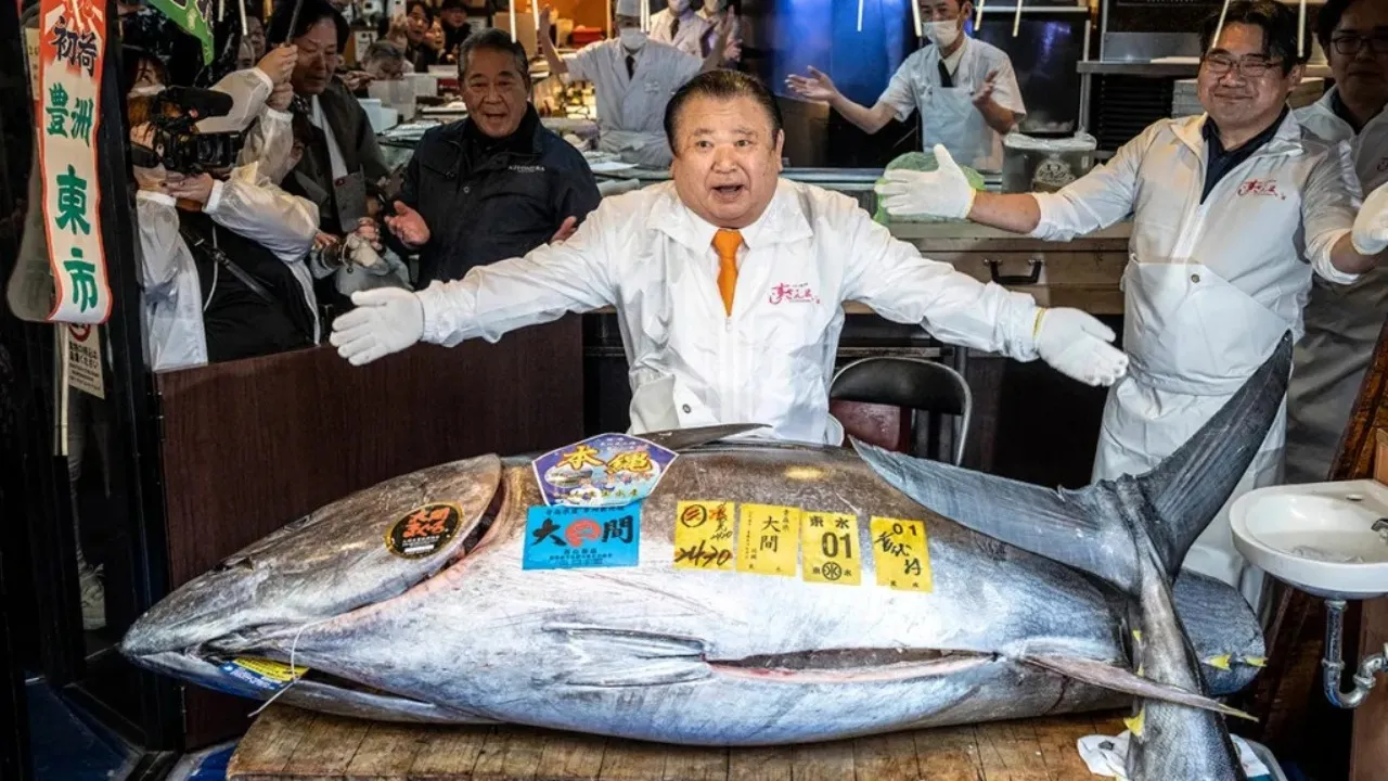 The world’s most expensive Bluefin tuna sells for a record $3.2 million in japan