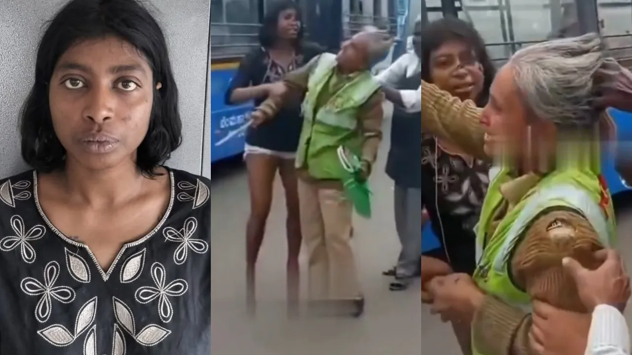 Woman assaulting Home Guard