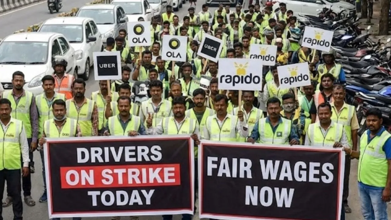 Ola, Uber And Rapido Drivers On Strike Today
