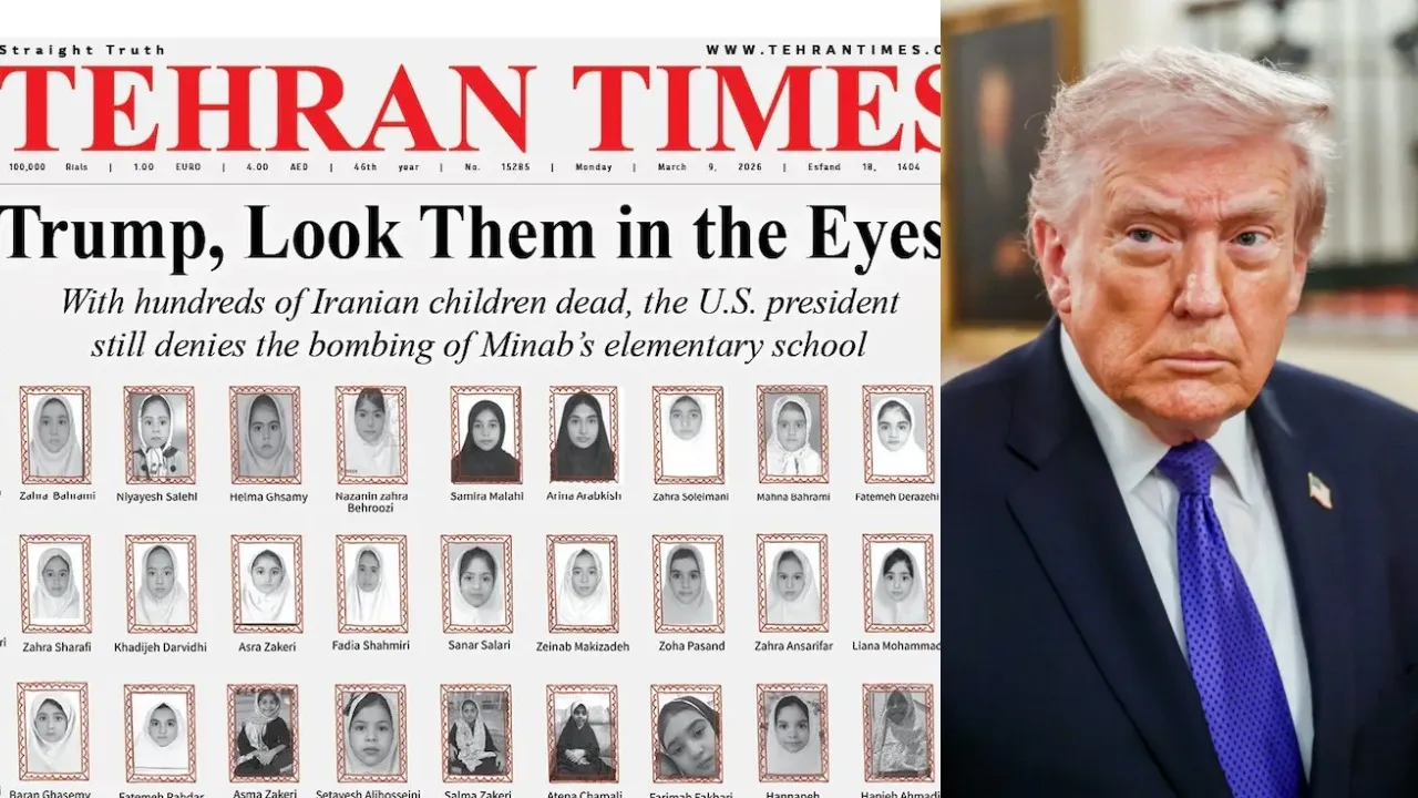 Trump, Look Them In The Eyes, Tehran Times frontpage features