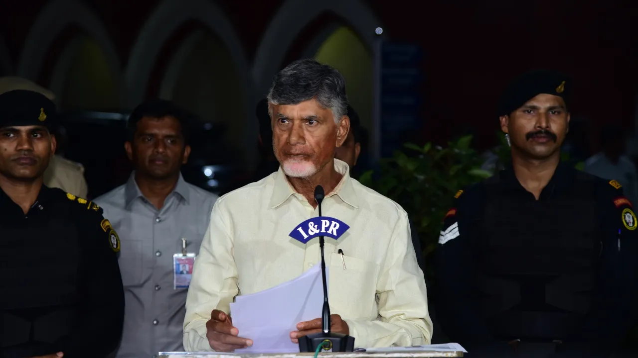 Chandrababu on Vijayawada floods 